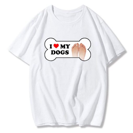 I Love My Dogs Bumper T-Shirt TPKJ3