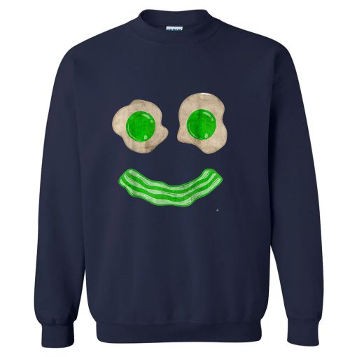 Smile Face Green Eggs Ham SWEATSHIRT TPKJ3