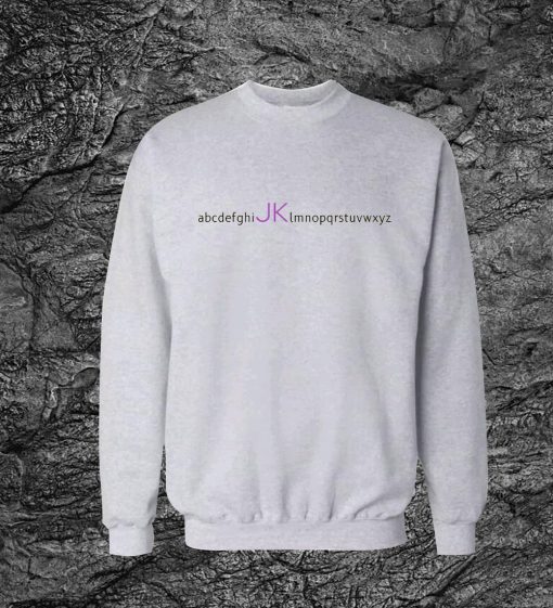 Jeon Jungkook Username Alphabet Sweatshirt