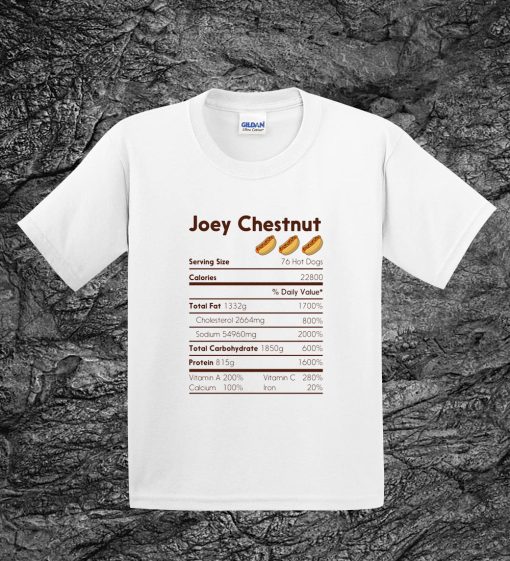 joey chestnut nutrition facts T Shirt